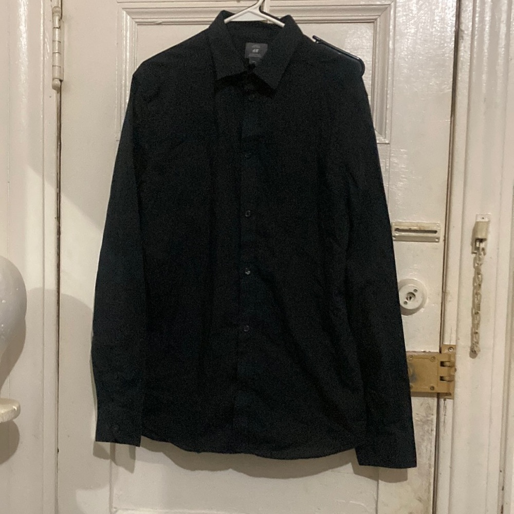 Black dress shirt